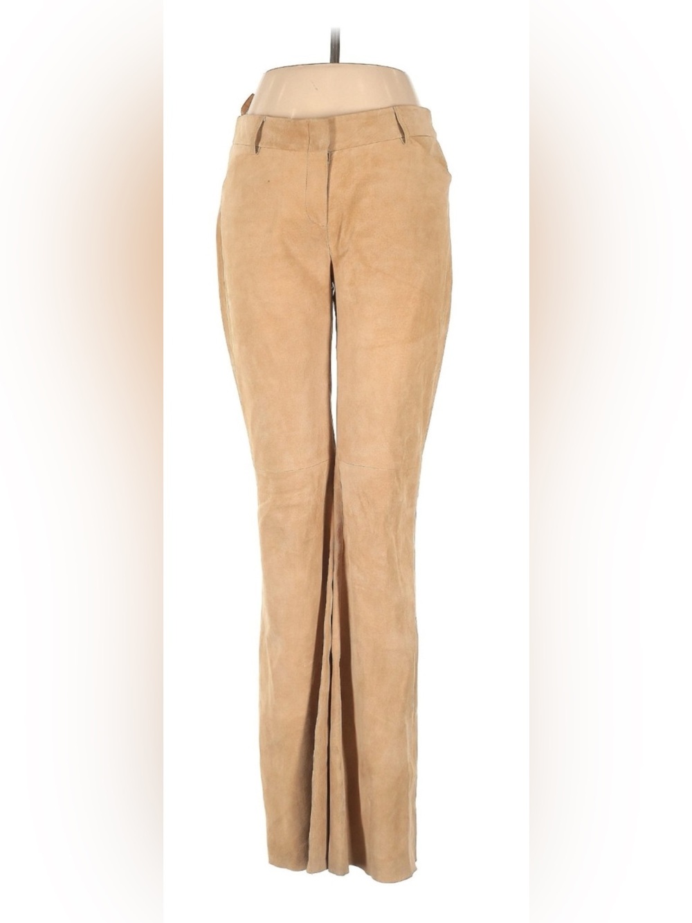 Moda International Camel/Tan Suede Leather pants - The Christie Fit
